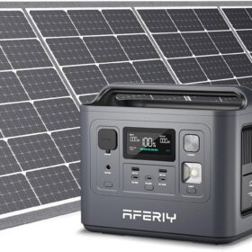 Tragbarer Solar-Generator Akku | AFERIY P010 800W | 200W Faltbar Solarpanel