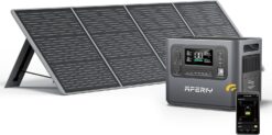 AFERIY P210 Tragbare Energie-Station | Solarbatterie | 2400W 2048Wh  | 400W Solarpanel