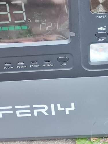 Batterie Solar-Generator Tragbar | AFERIY P110-D 1200W | 200W Solarpanel photo review