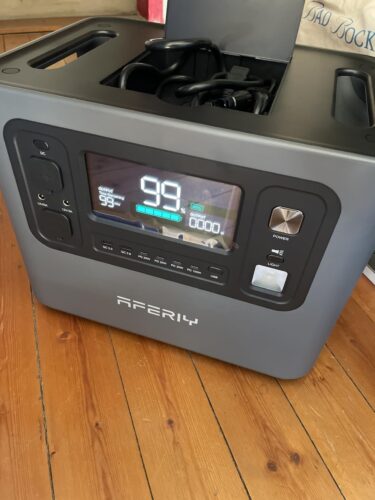 Batterie Solar-Generator Tragbar | AFERIY P110-D 1200W | 200W Solarpanel photo review