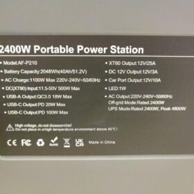 Batterie Solar-Generator Tragbar | AFERIY P110-D 1200W | 200W Solarpanel photo review