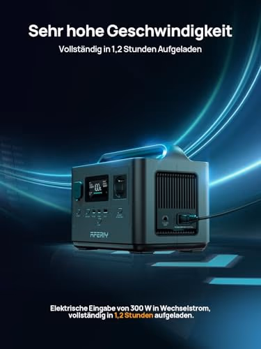 AFERIY Nomad400 P040: kompakte Powerstation mit 400 W und 256 Wh - 2