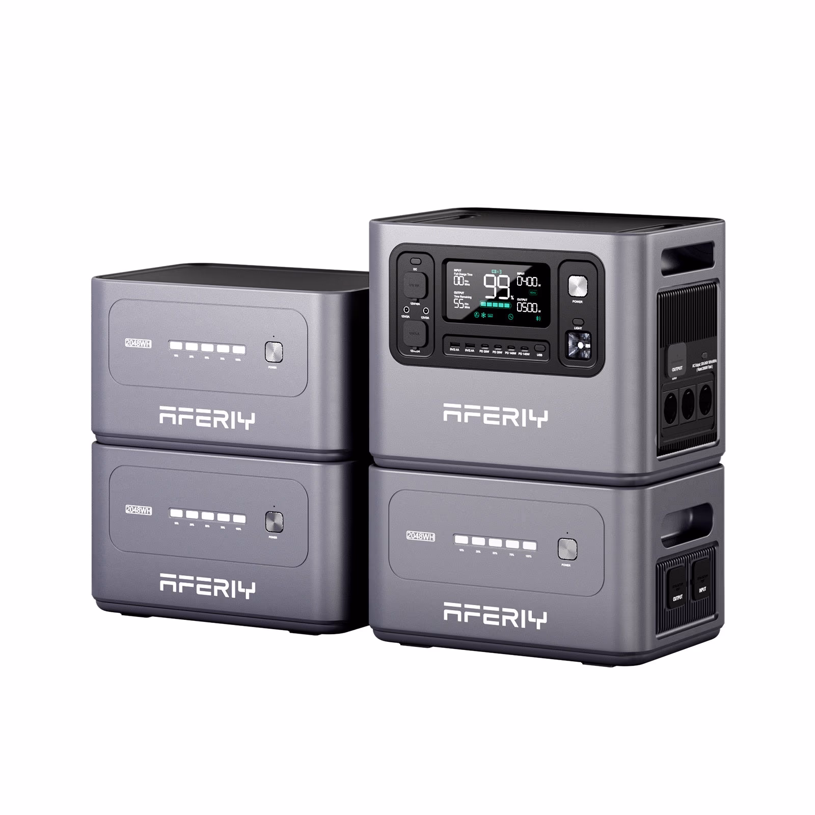 AFERIY P280-B: 2048-Wh-Zusatzakku für die P280 - 3